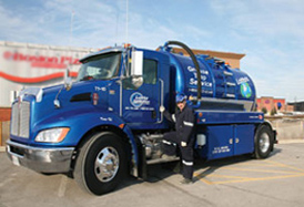 Grease Trap Pumping truck