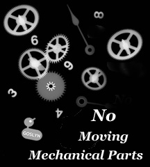 No Moving Mechanical Parts
