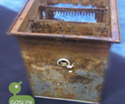 Rusted Grease Trap